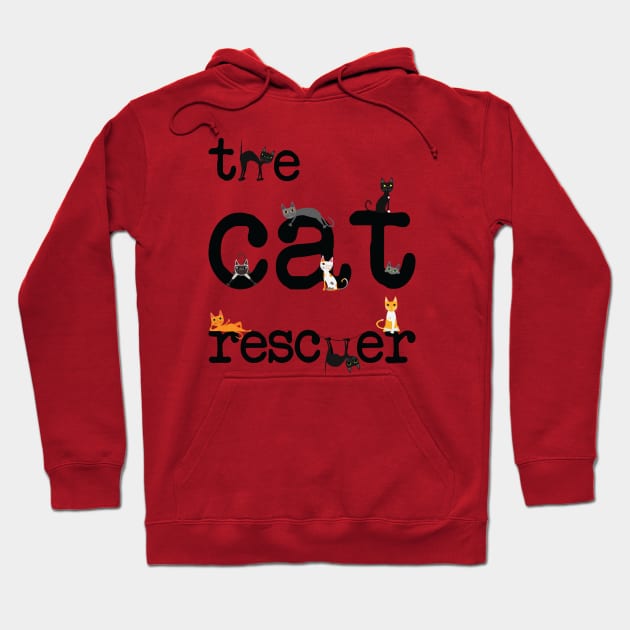 The cat rescuer! Hoodie by uncutcreations